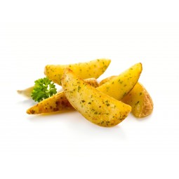 Garden Wedges Cut Potatoes Skin-on Coated With Spices 2.5 KG