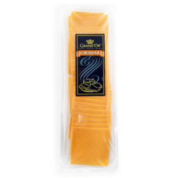 Cheese Cheddar Red Sliced 50% Fat