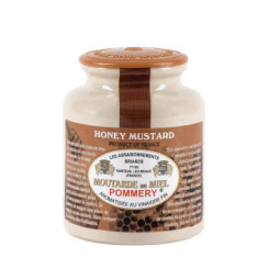 Honey Mustard In Stone Jar With Plastic Top