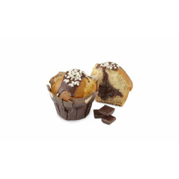 Muffins filled with Milk Chocolate