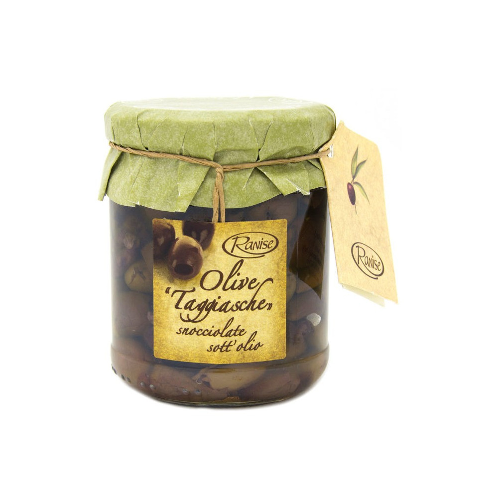 Olive Taggiasca Pitted in Extra Virgin Olive Oil