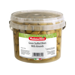 Olive Green Stuffed With Almond