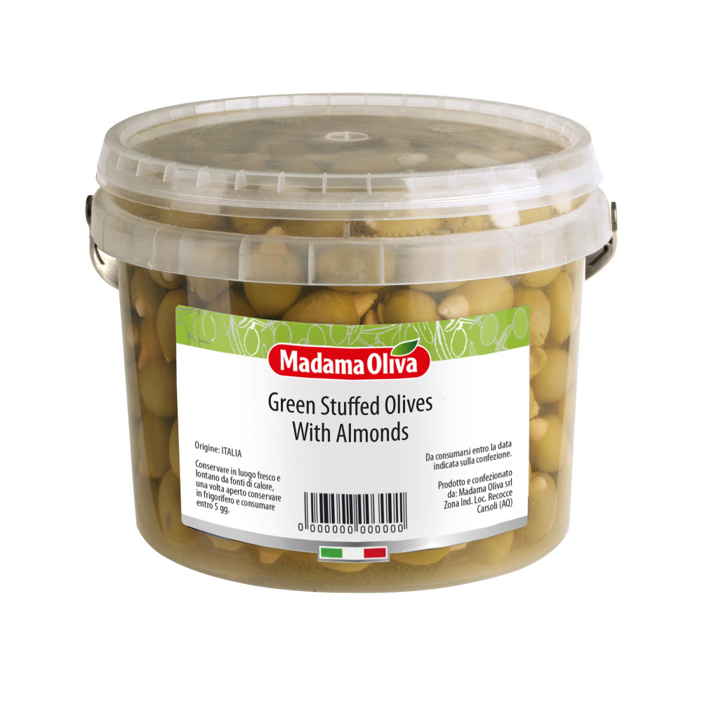 Olive Green Stuffed With Almond