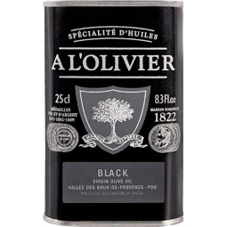 A L Olivier Black Fruity Virgin Olive Oil Aop Provence 250 ML
