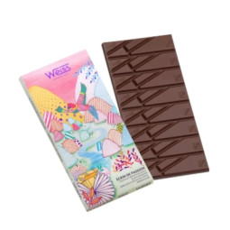 Weiss Ecrin Passion Choc Bar 67% Dark Chocolate W/ Fruity & Tangy Passion Fruit Pieces 90G