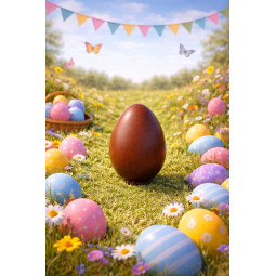 Lab Hub Easter Plain Milk Chocolate Egg - Small