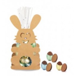 Chocolate Eggs Inside Bunny Packaging 195g
