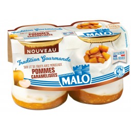 Caramelised Apple Yoghurt - Malo 125G / Jar (2PCS)