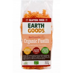 Organic Gluten Free - Red Lentils Fusilli 250g