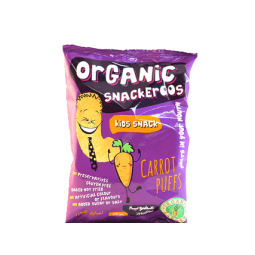 Organic Snackeroos Carrot Puffs 15G