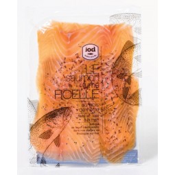 Smoked Salmon Rope Hung 2 Slices (Berries Flavour) Pure Salmon / 100G