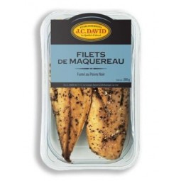 Smoked Mackarel Fillets With Pepper JC David 200g / PC