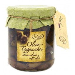 Pitted Taggiasche Olives In Evoo 180G / Jar