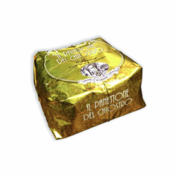 Panettone Classico Handwrapped With Gold Ribbon 750GR