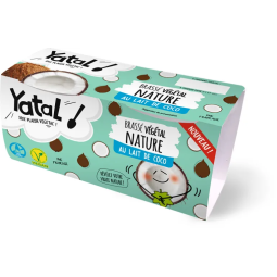 Vegan - Natural Yoghurt 100GR x 2 JARS / SET