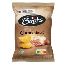 Bret's Chips With Camembert Flavor 125GR / PC
