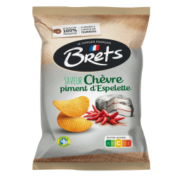Bret's Chips With Goat Cheese And Espelette Chili Pepper Flavor 125GR / PC
