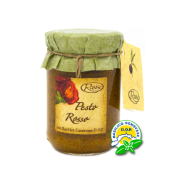 Red Pesto Sauce With Taggiasca  TAGGIASCA 180 GR / JAR