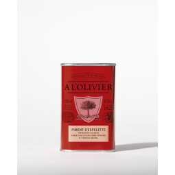 Espelette Pepper Aromatic Olive Oil 250 ML / TIN
