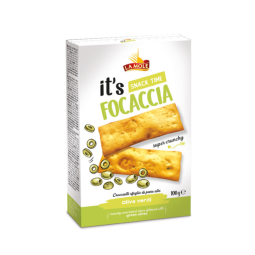 Focaccia Green Olives 100G / PC