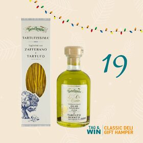 Infuse the magic of truffles into your Christmas celebrations with Tartuflanghe’s Truffle Flavour Olive Oil & Pasta! 🎄🍝 highlight your festive feasts with the diverse flavors of high-quality truffle products from this Italian gem. Founded in 1980 by Domenica Bertolusso, Tartuflanghe brings the essence of Piedmont’s Langhe region to your holiday table. #TartuflangheDelights #Truffles #ItalianGourmet #ChristmasFlavors #trufflelover #PiedmontPerfection #italianfood @tartuflanghe @classicdeli.ae
#ClassicDeli #ClassicDeliChristmas  #ChristmasFood #AdventCalendar #Grocery #DubaiFood #DubaiFoodie #Gourmet #GourmetFood #Christmas #Xmas #Foodlover #PremiumFood #Instafood #Finefood
