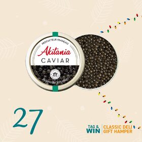 Unwrap the essence of luxury this Christmas with Akitania Caviar, the premier French caviar producer with a legacy spanning 30 years! 🎄✨ Nestled in the historical French region where wild sturgeons once roamed, Akitania now boasts 7 aqua farms near Bordeaux. A pioneer in sustainable, ecological farming, Akitania’s expertise not only brings the finest Caviar D’Aquitaine Akitania Nouvelle Récolte and Akitania Réserve but also contributes to the preservation of the sturgeon species that has existed for over 200 million years. Elevate your festivities with the black pearls of Aquitaine! 🍾🥂 #Caviar  #GourmetLuxury #FrenchCaviar @establishments_jc_david @classicdeli.ae

#ClassicDeli #ClassicDeliChristmas  #ChristmasFood #AdventCalendar #Grocery #DubaiFood #DubaiFoodie #Gourmet #GourmetFood #Christmas #Xmas #Foodlover #PremiumFood #Instafood #Finefood