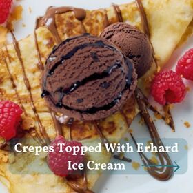 Fall in love with the flavors of Europe, all in one delectable dessert.  Delight in the perfect blend of warm French crepes, indulgent creamy ice cream, and sweet Italian toppings.  Treat yourself to an exquisite taste sensation in just one simple click! . . . #DubaiFoodies #DubaiEats #DessertsDubai #DubaiFoodScene #FoodieInDubai #crepes #dxbhomedelivery