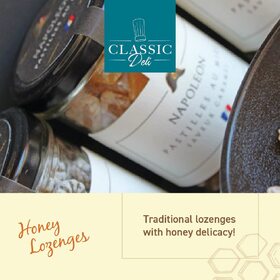Delicious Delights! Satisfy your sweet tooth with our exquisite French Lozenges. Shop now at Classic Deli and enjoy a delightful treat for your taste buds.